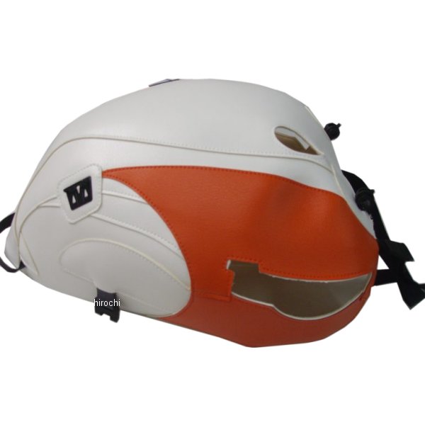 タンクカバー トライアンフ サンダーバード SPORT 白/オレンジ