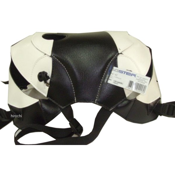 タンクカバー 03年-07年 トライアンフ ボンネビル T100 黒/白