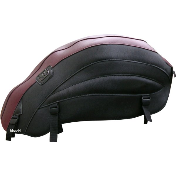 タンクカバー 05年-12年 トライアンフ ロケット3 ダークワインレッド/黒