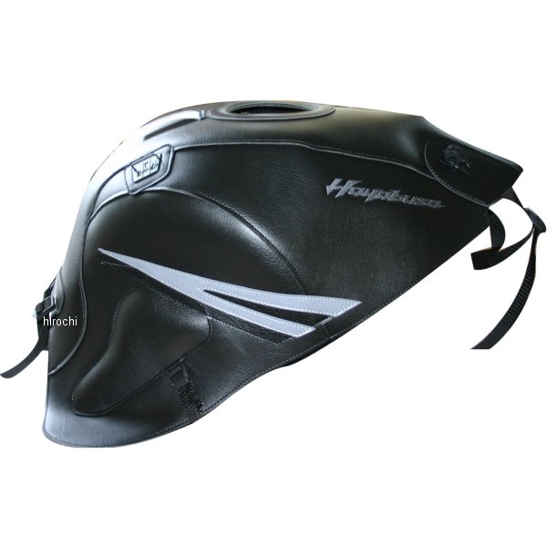 タンクカバー 08年 GSX1300R ハヤブサ 黒/グレー/黒