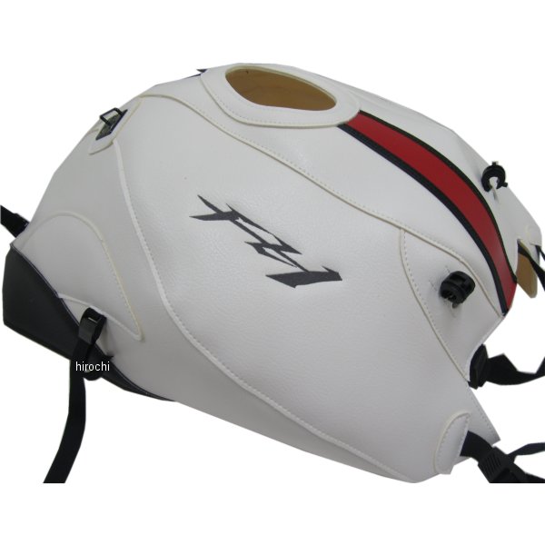 タンクカバー 06年-12年 FZ1 FAZER 白/赤