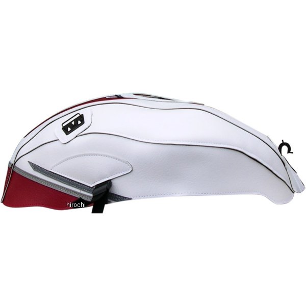 タンクカバー 08年 YZF-R6 白/赤