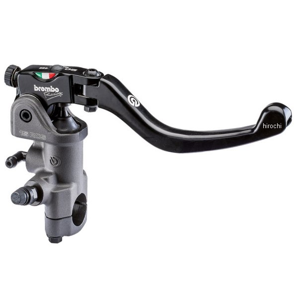 ブレンボ brembo RCS ラジアル ブレーキマスターシリンダー φ15 レバーレシオ 18/20mm ショートレバー 黒