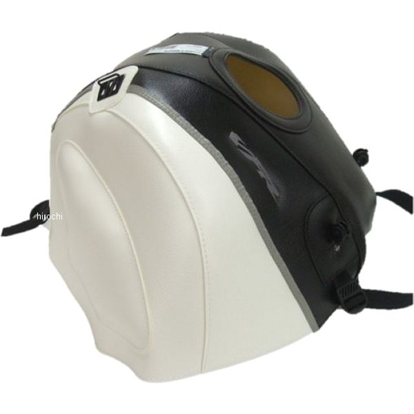 タンクカバー 02年-09年 VFR800 黒/白