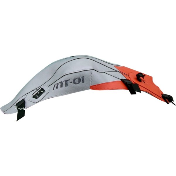 タンクカバー 05年-10年 MT-01 ライトグレー/オレンジ