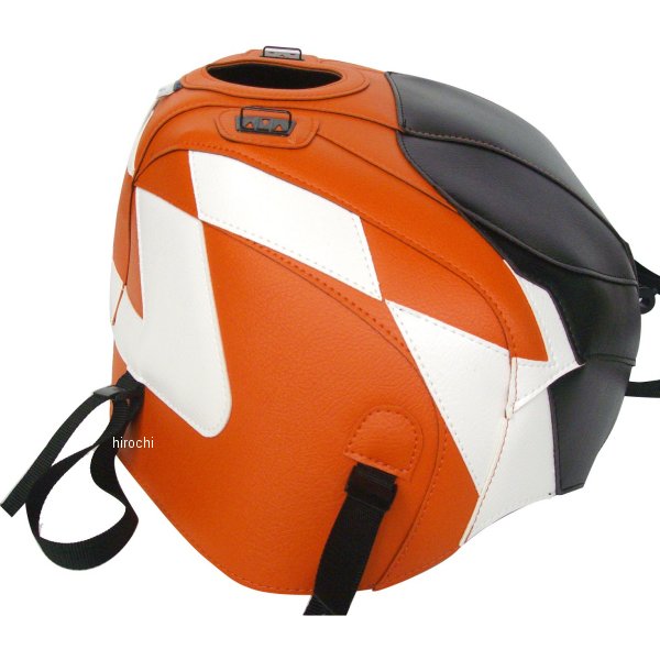 タンクカバー 04年-10年 アプリリア RSV1000 黒/オレンジ/白