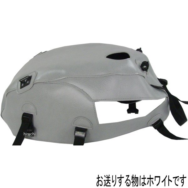 タンクカバー 08年-09年 トライアンフ ボンネビル800 白