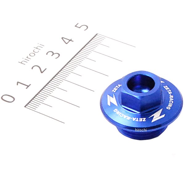 オイルフィラーキャップ 01年-13年 ヤマハ、スズキ 青