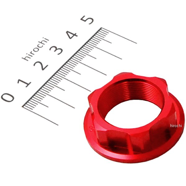ステムナット 07年以降 ホンダ M24X30-P1.0 H12 赤