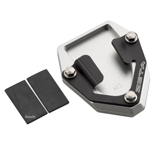 ジータ ZITA サイドスタンドエクステンダー 16年年以降 CRF1000L 黒/シルバー