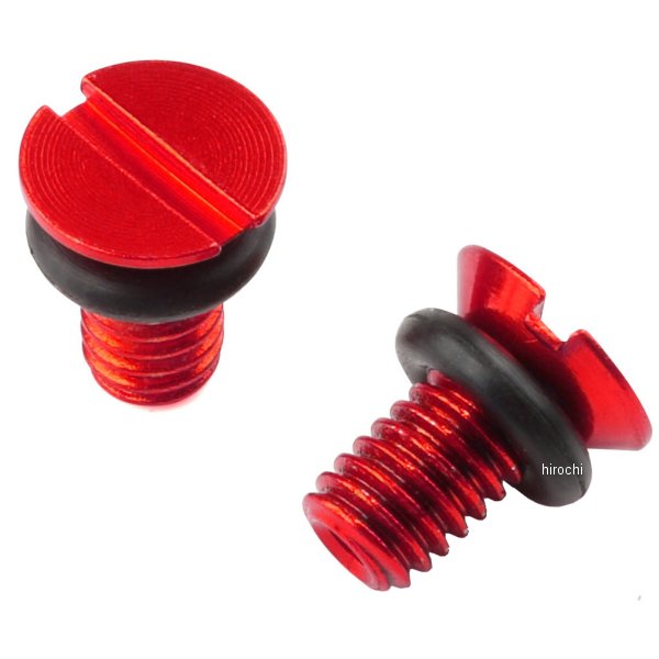 フロントフォーク エアーバルブスクリュー WP 2個入り 赤