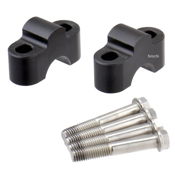 アドベンチャー ウィンドシールド オプション クランプライズ スペーサー 黒