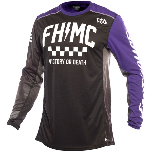 2402-0309  グラインドハウス ジャージ ロワイヤル 黒/パープル Mサイズ