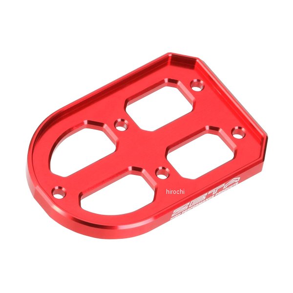 ジータレーシング ZETA RACING Advフットペグ ALUMINUM BASE RED