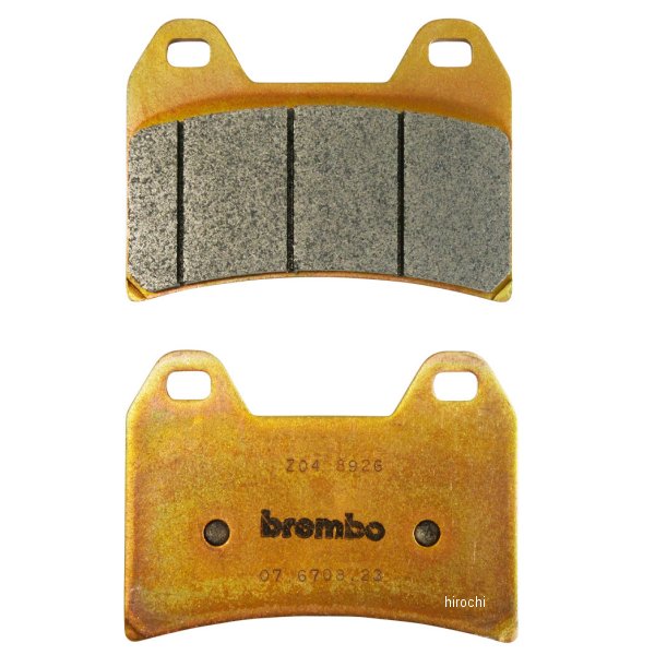 ブレンボ brembo ブレーキパッド シンタード Z04 2ピン ピストン径:異径 4POT:30mm/34mm用