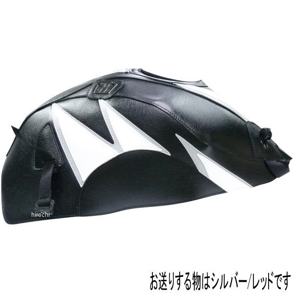 タンクカバー 08年-11年 CBR1000RR シルバー/赤