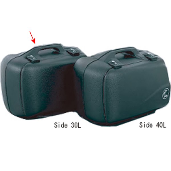 JUNIOR サイドケース 30L ブラック 左右ペア