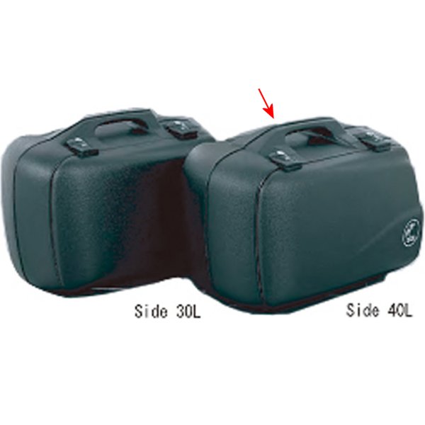 JUNIOR サイドケース 40L ブラック 左右ペア