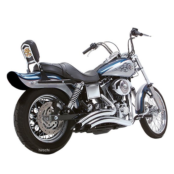 VANCE&HINES フルエキゾースト ビッグラディウス 91年-05年 ダイナ クローム