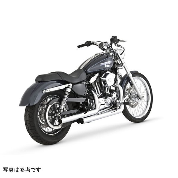 1800-1216  ストレートショット クローム マフラー 04年-13年 ハーレー スポーツスターファミリー