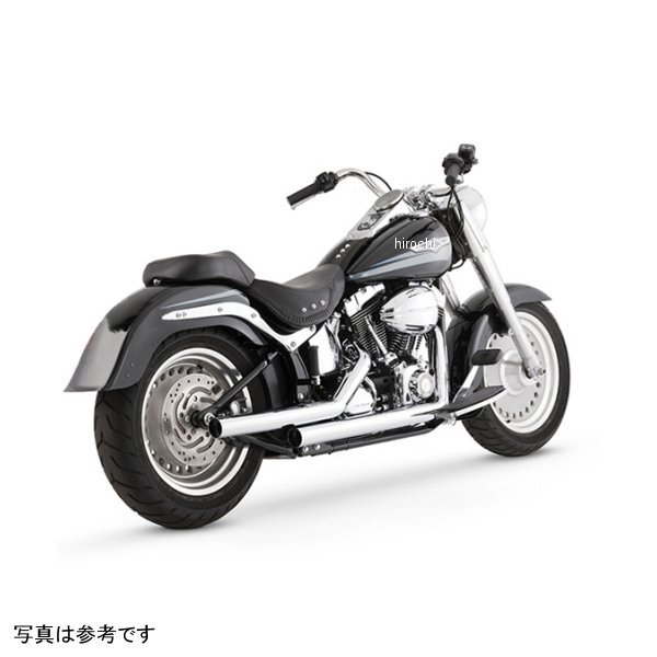 1800-1208  ストレートショット クローム マフラー 86年-11年 ハーレー ソフテイルファミリー