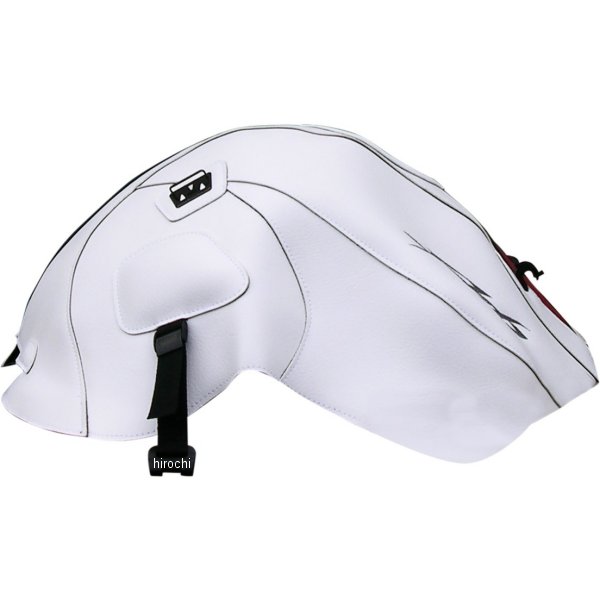 タンクカバー 04年以降 FZ6-N 白/赤