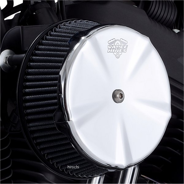 VANCE&HINES エアクリーナーカバー スカルキャップ VO2 NAKED用 クローム