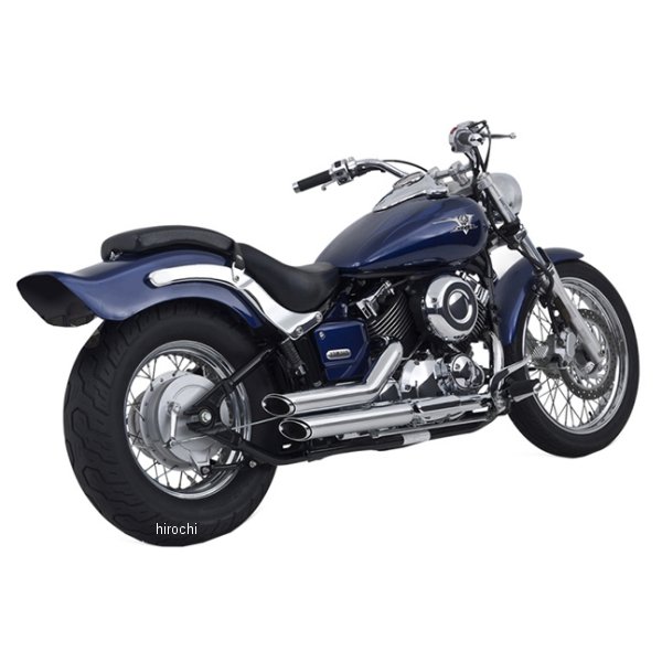 VANCE&HINES フルエキゾースト ショートショットスタッガード 04年-05年 ドラッグスター クローム