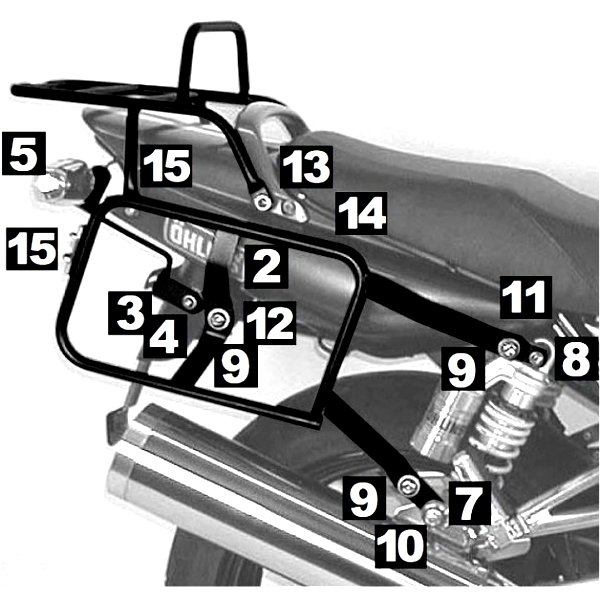サイドキャリア ロックイット ブラック