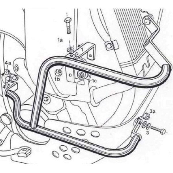 タンクガード ブラック