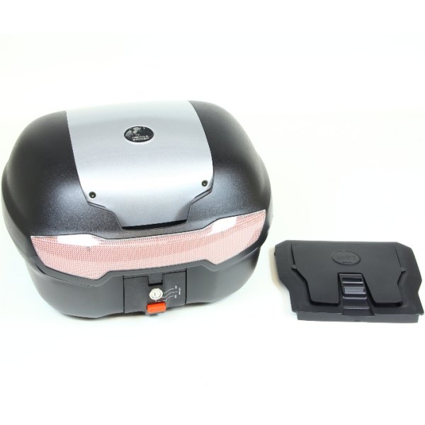 JOURNEY トップケース 38L ユニバーサルアダプタ ブラック/シルバー