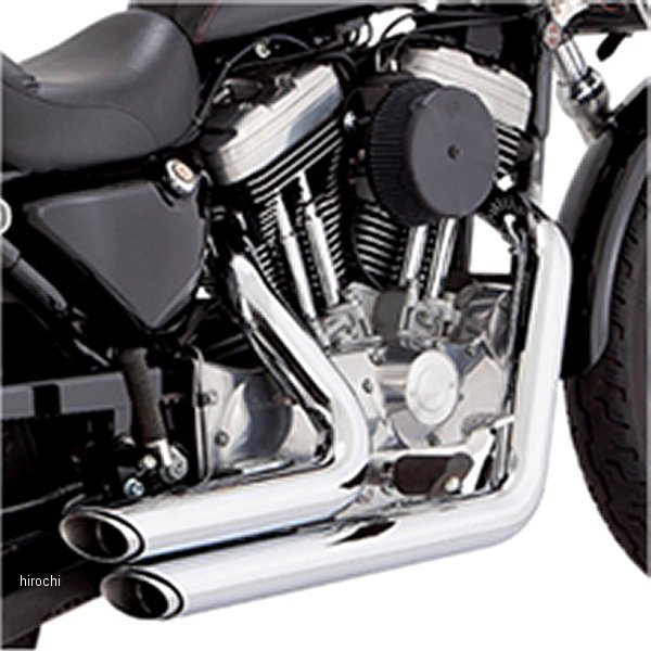 フルエキゾースト ShortShots Staggered 99年-03年 スポーツスター クローム