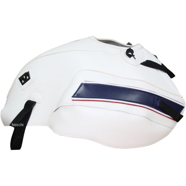 タンクカバー 09年-11年 モトグッチ V7 CAFE 白/ダーレッド/青