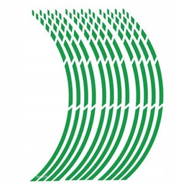 ホイールストライプ 蛍光グリーン