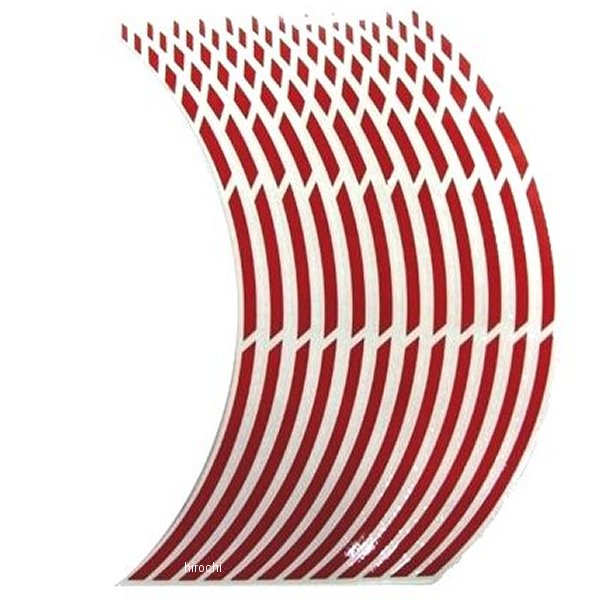 ホイールストライプ レッド