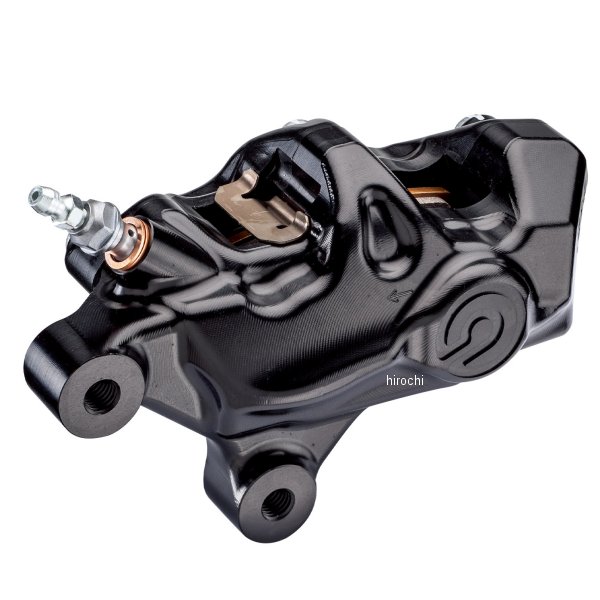 ブレンボ brembo 484 logonero アキシャル CNC 4P キャリパー 左 φ32 ブラックアルマイト ブラックロゴ