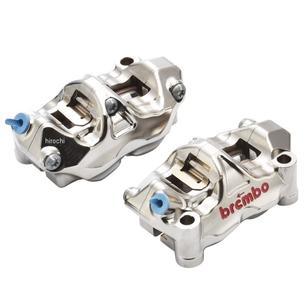 ブレンボ brembo GP4-RX ラジアル CNC 4P キャリパー 左右セット φ32 取付ピッチ:100mm ニッケルコーティング レッドロゴ