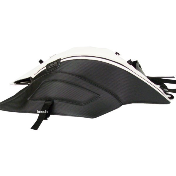 タンクカバー 11年-19年 ドゥカティ DIAVEL1200 カーボン/ホワイトライン