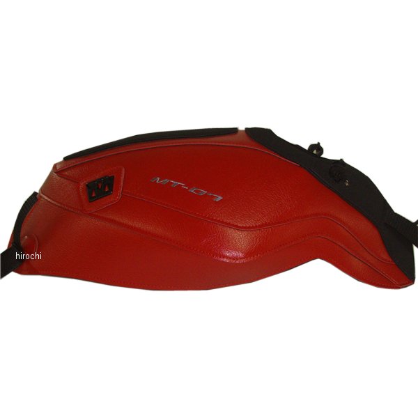 タンクカバー 14年 MT-07 赤/マットブラック