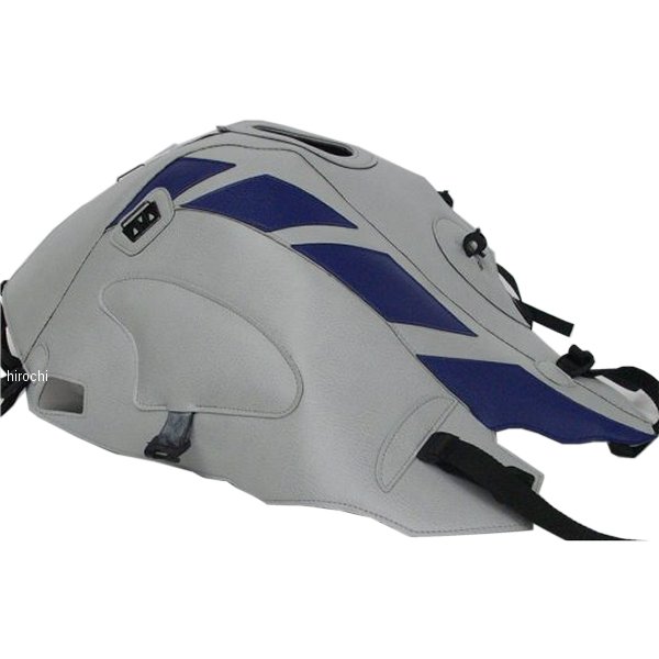 タンクカバー 06年 BMW R850R ライトグレー/青