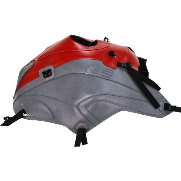 タンクカバー 13年-14年 BMW R1200GS 赤/スチールグレー