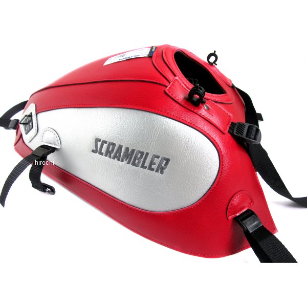 タンクカバー 15年 ドゥカティ スクランブラー 800 赤/シルバー