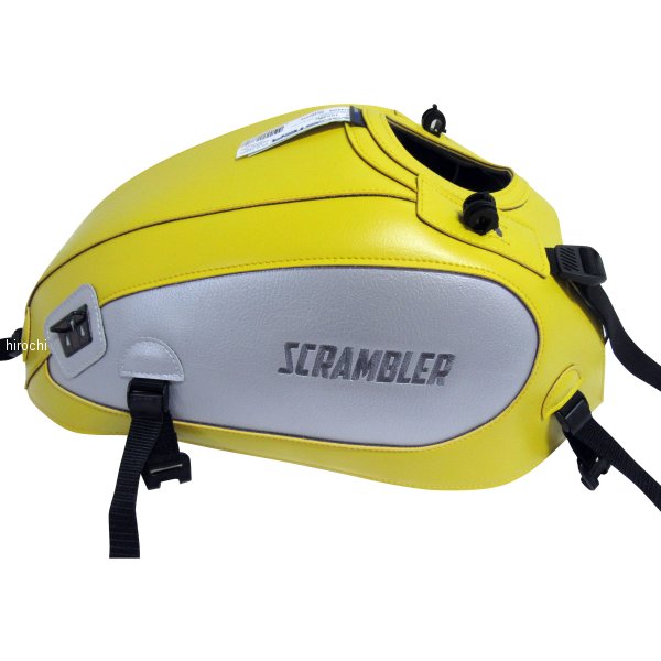 タンクカバー 15年 ドゥカティ スクランブラー 800 黄色/シルバー