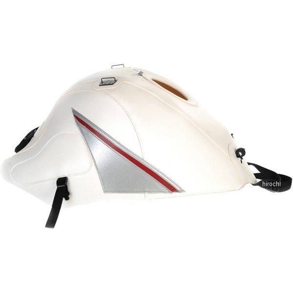 タンクカバー 15年 GSX1300R ハヤブサ 白/シルバー/赤