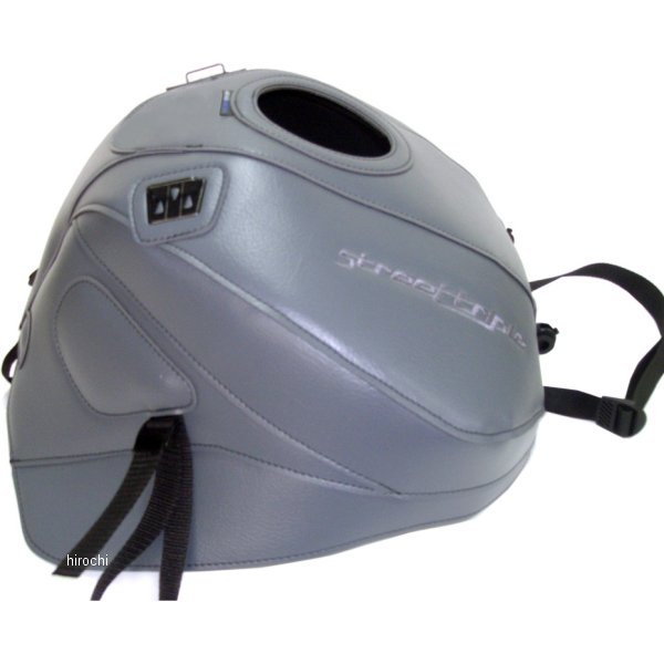 タンクカバー 13年-21年 トライアンフ STREET TRIPLE R/S/RS グレー