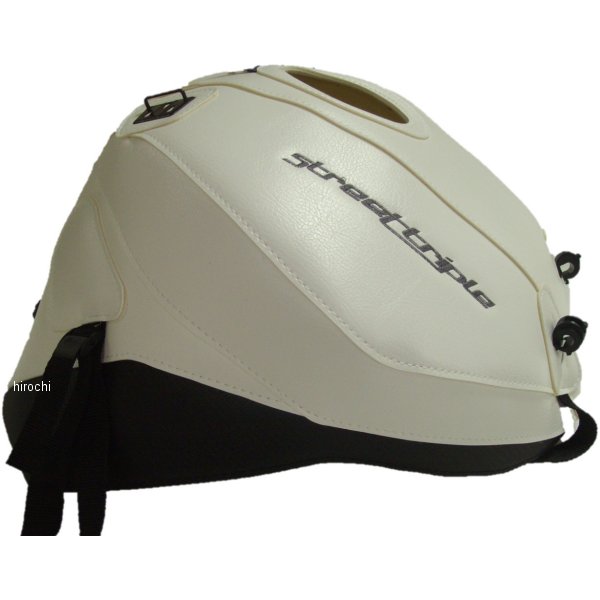 タンクカバー 13年-21年 トライアンフ STREET TRIPLE R/S/RS 白