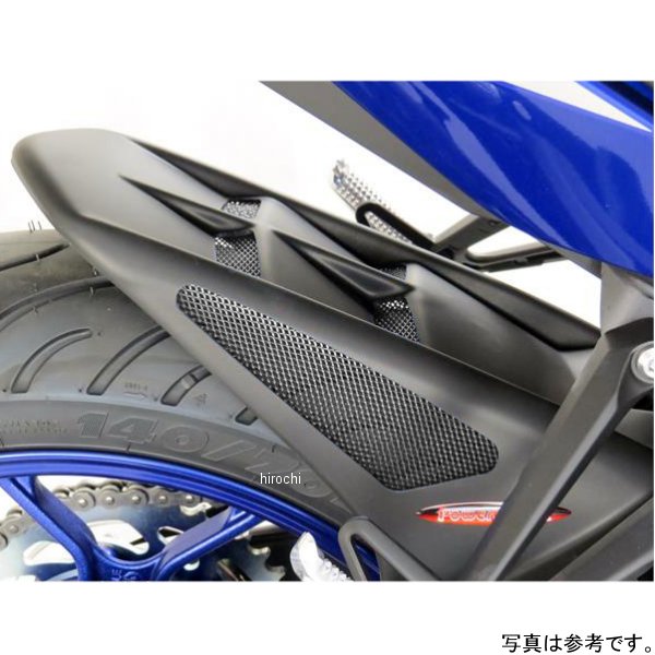 リアフェンダー マットブラック メッシュシルバー