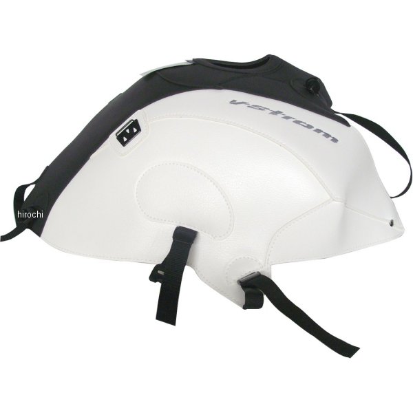 タンクカバー 12年 V-ストローム650 白/マットブラック