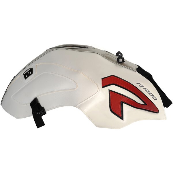 タンクカバー 15年 BMW R1200R ベージュ/赤(Ｒロゴ)