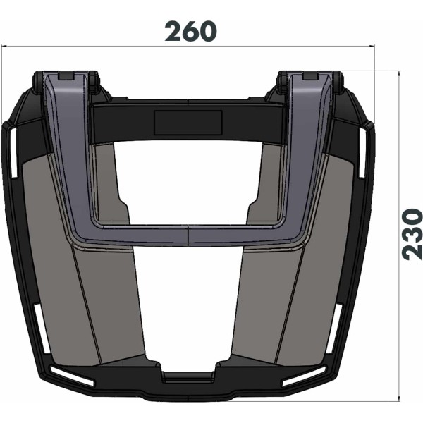 トップケースキャリア EASYラック ブラック C600Sport